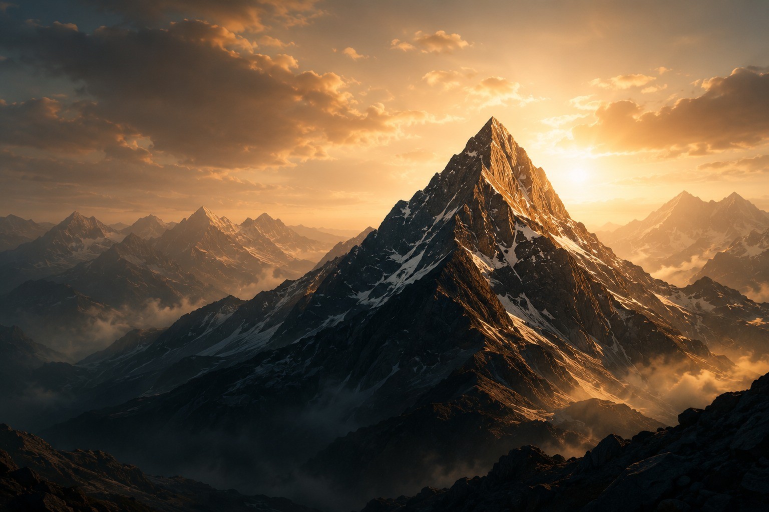 Mountain representing growth and transformation