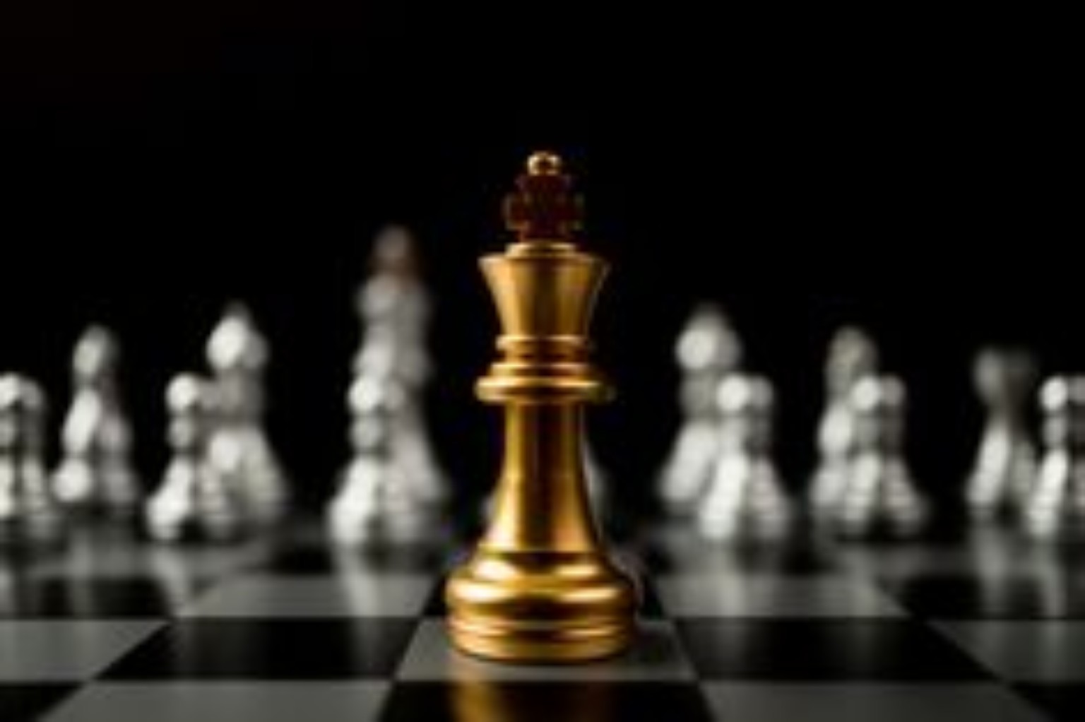 Gold chess king representing strategic leadership
